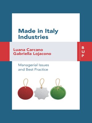 cover image of Made in Italy Industries